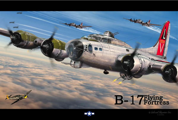 B-17 Flying Fortress Large Mouse Pad